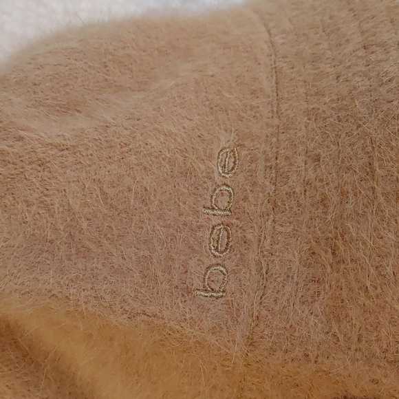 Beige Angora Blend Bebe Bucket Hat - Picture 2 of 6